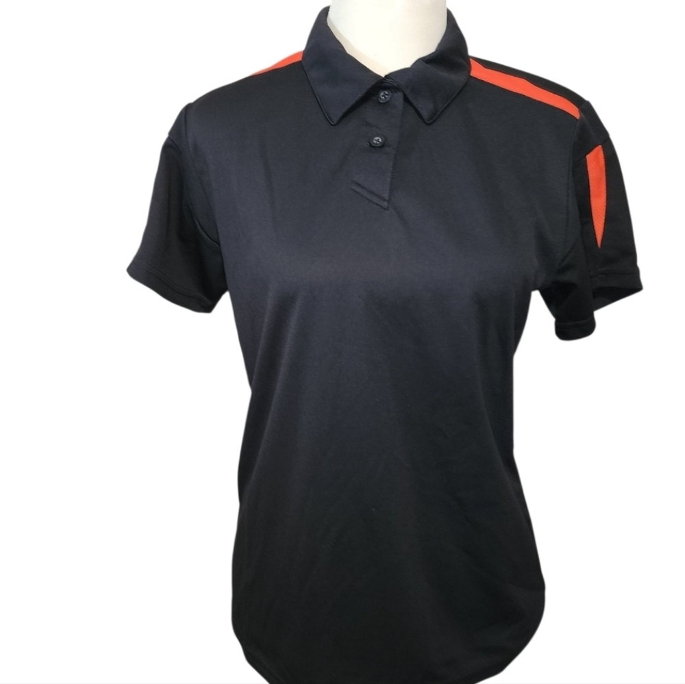 Holloway Dry-Excel Ladies MEDIUM Athletic Golf Polo Shirt Sports Athleisure NWT